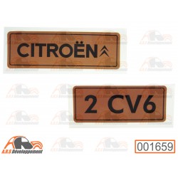 Monogramme autocollant doré...