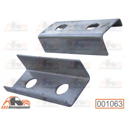 2 Agrafes pour fermeture de...