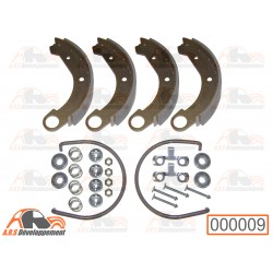 Kit 4 mâchoires de frein...
