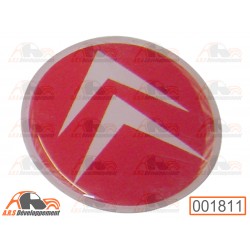 Pastille rouge 28mm pommeau...