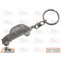 Porte clé Citroën 2CV Gris...
