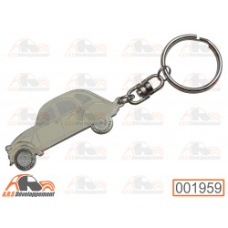 Porte clé Citroën 2CV Blanc...