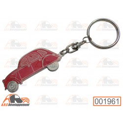 Porte clé Citroën 2CV Rouge...