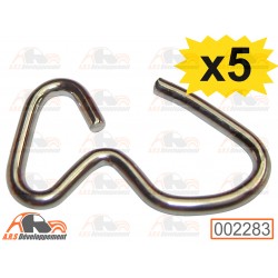 5 Agrafes de siège pour...