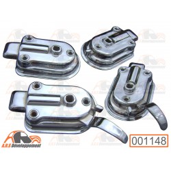 Lot de 4 poignées chrome...