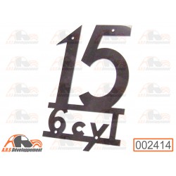 Monogramme INOX pour coffre...