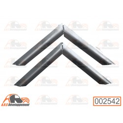 Paire de chevrons INOX pour...