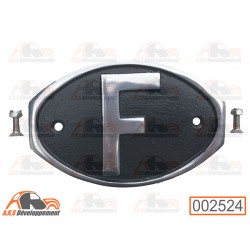 Plaque aluminium "F" de...