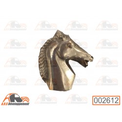 Tête de cheval en aluminium...