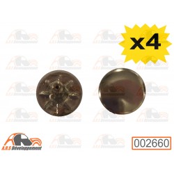 Lot de 4 rivets pour...