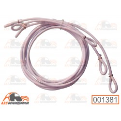 3 Élastiques blancs pour...