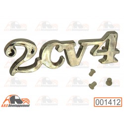 Monogramme chrome + 3...