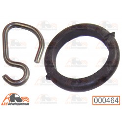 Crochet + élastique pour...