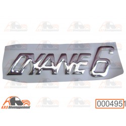 Monogramme couleur chrome...